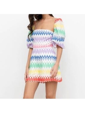 Yumi Kim Jillian Rainbow Romper Sz 2
